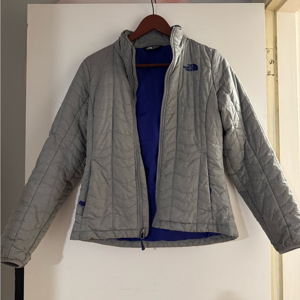 The North Face Gray Quilted Jacket